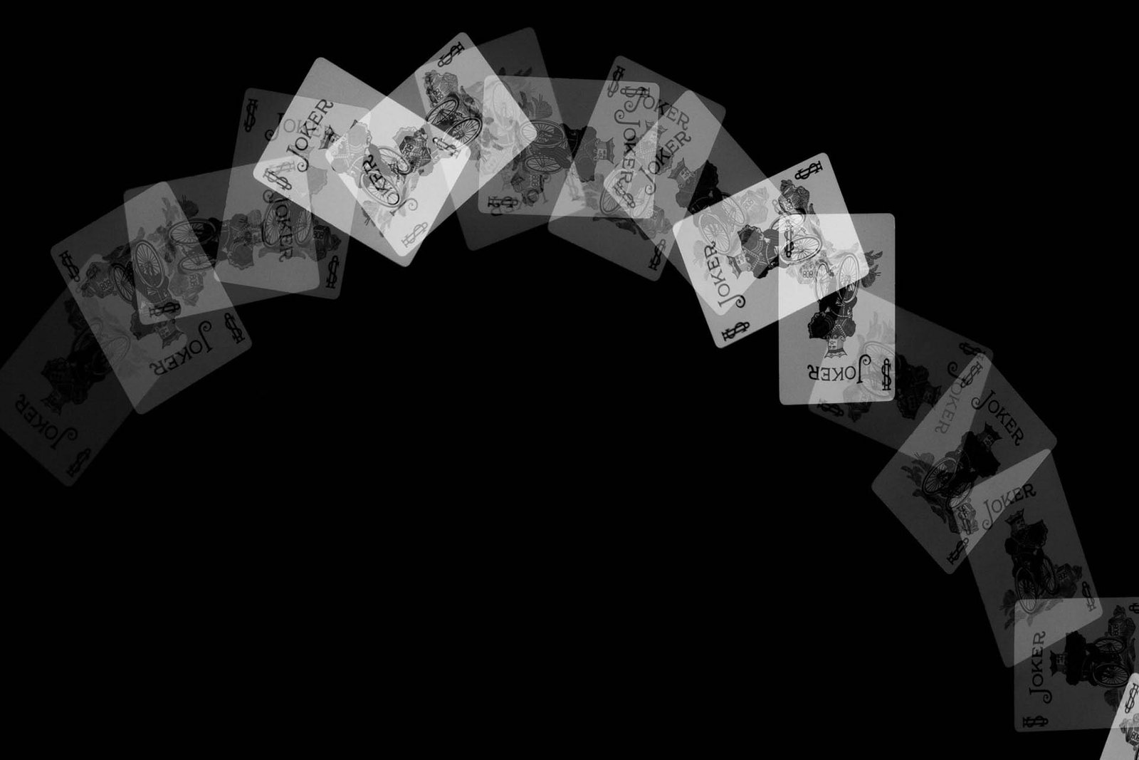 Spinning card with colored strobes - Cognisys StopShot Studio